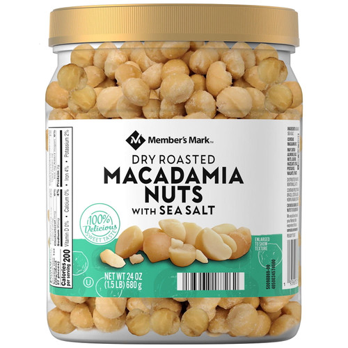 Mm Dry Roasted Macadamia Nuts With Sea Salt (24 Oz.)