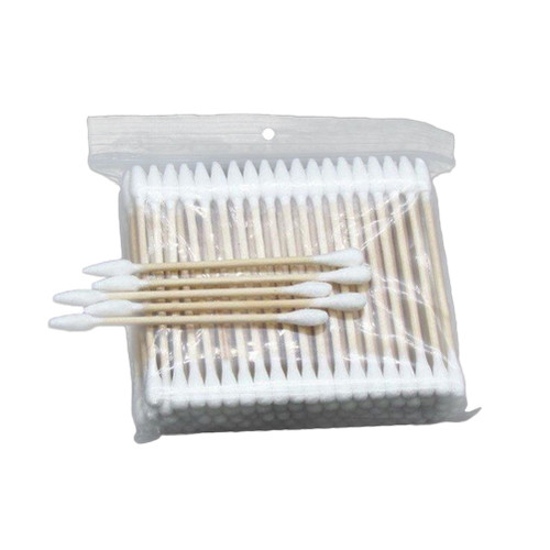 Nicexmas 400pcs Double Tip Cotton Swabs Pointed Round Multipurpose Cotton Swab For Beauty Makeup Cleaning