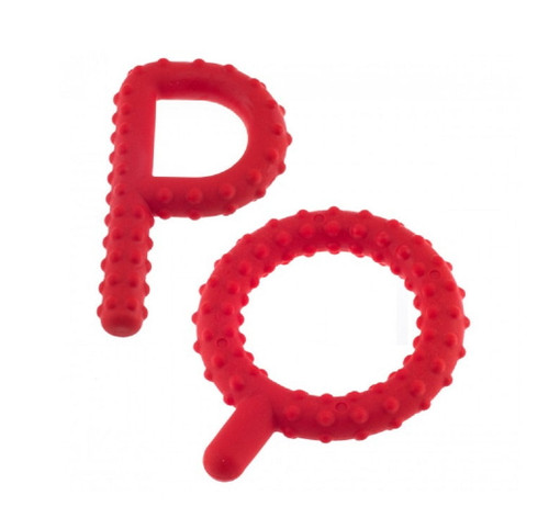 Chewy Tubes Ps And Qs, Red