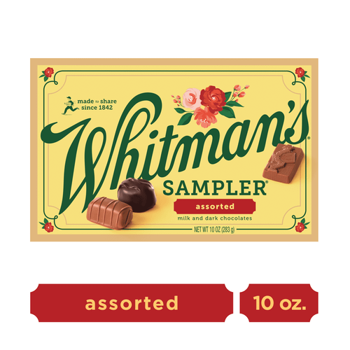 Whitman's Sampler - Assorted Chocolates, 10 Oz (22 Pieces)