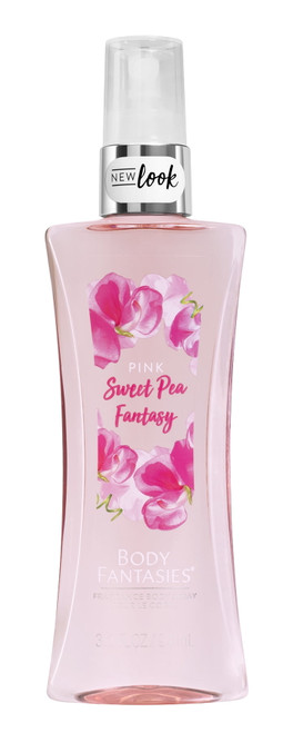 Body Fantasies Signature Fragrance Body Spray, Pink Sweet Pea Fantasy, 3.2 Fl Oz