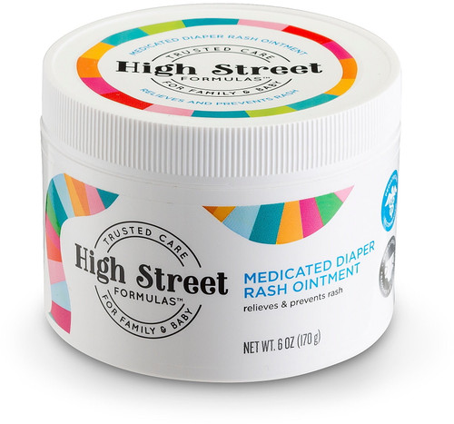 High Street Formulas Medicated Diaper Rash Ointment 6oz