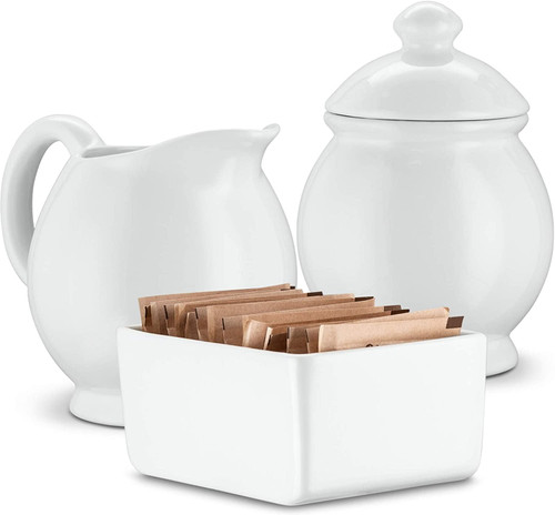 Kook 3 Pc Sugar & Creamer Set