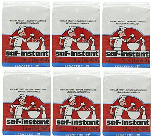 Saf Instant Yeast, 1 Pound Pouch (pack Of 6)