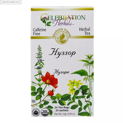 Celebration Herbals Herbal Tea Hyssop - 24 Bags