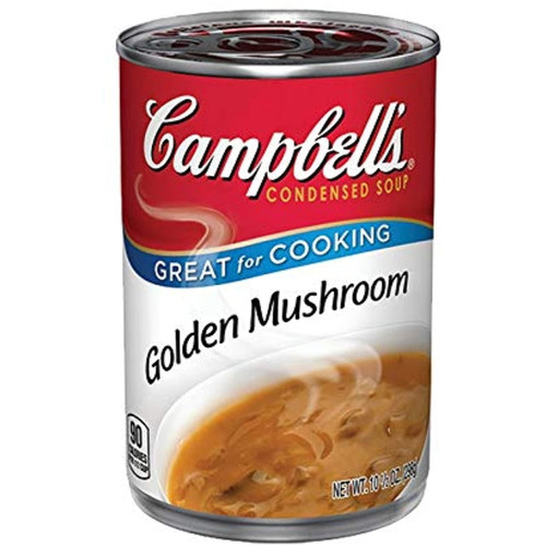Campbells, Condensed Golden Mushroom Soup, 10.75oz Can (pack Of 6)