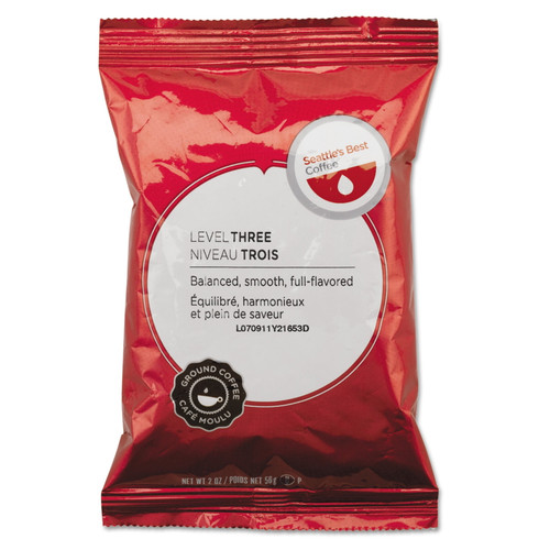 Seattle's Best Premeasured Coffee Packs, Signature-level 3, 2 Oz Packet, 18/box