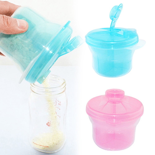 Mybeauty Baby Travel Infant Milk Powder Formula Dispenser Container Storage Feeding Box Pink
