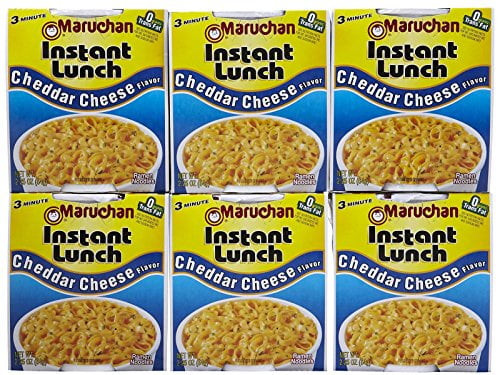 Maruchan Instant Lunch Cheddar Cheese Flavor Soup - 2.25 Oz - 6 Pack