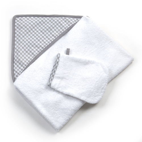 Tadpoles Hooded Towel & Mitt Set