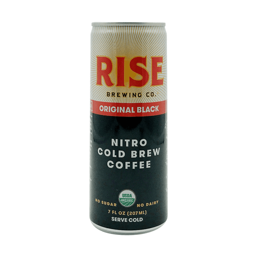 Rise Brewing Co. Nitro Cold Brew Coffee 12 X 7 Oz. - Black