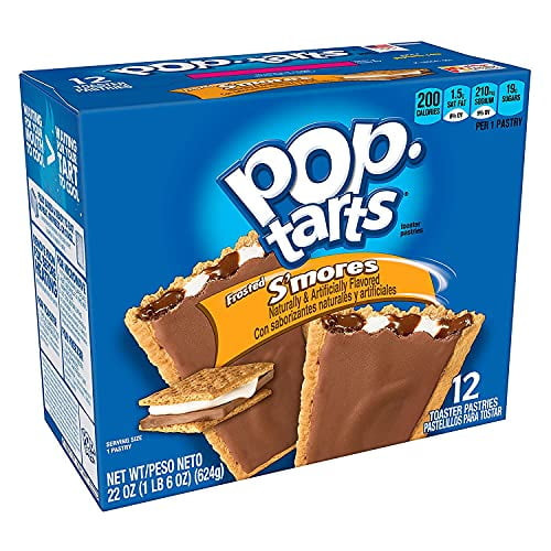 Kellogg's Pop-tarts Frosted S'mores Toaster Pastries - Fun Breakfast For Kids (12 Count)