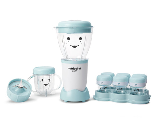 Nutribullet Baby® Baby Food Blender 16 Piece Nby10100 – Blue / White