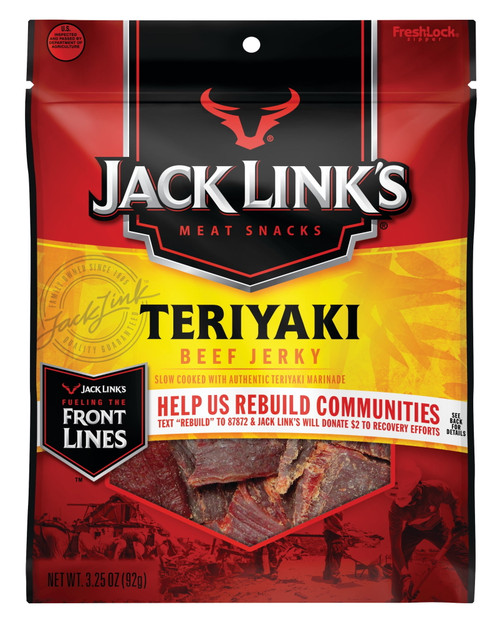 Jack Link's Beef Jerky, Teriyaki, 3.25oz