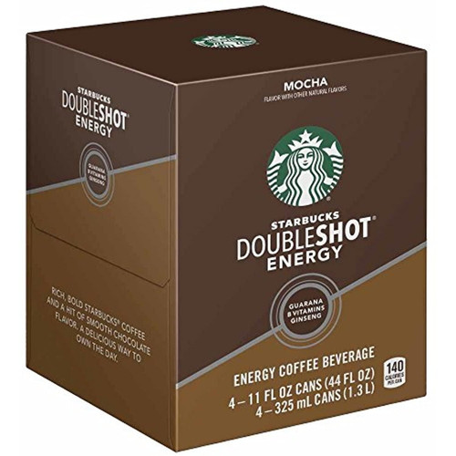 Starbucks Doubleshot Coffee And Protein, Mocha, 4 Count