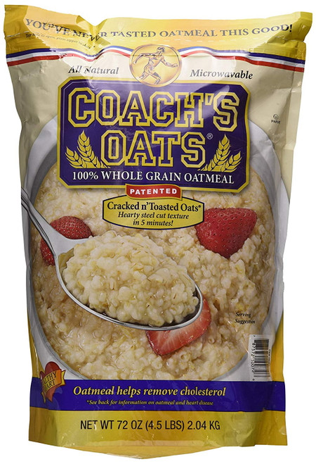 Coach's Oats 100% Whole Grain Oatmeal (4.5 Lbs) Total 9 Pounds By Coachs Oats