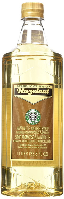 Starbucks Authentic Syrup Hazelnut Bottle (1 Ltr )