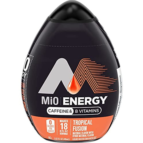 Mio Liquid Water Enhancer - Makes 24 Servings + Vitamins, 1.62 Oz Each, (tropical Fusion, Pack Of 2)