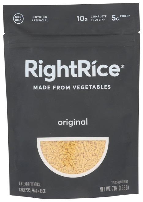 Right Rice - Made From Vegetables - Original, 7 Oz., Pack Of 6