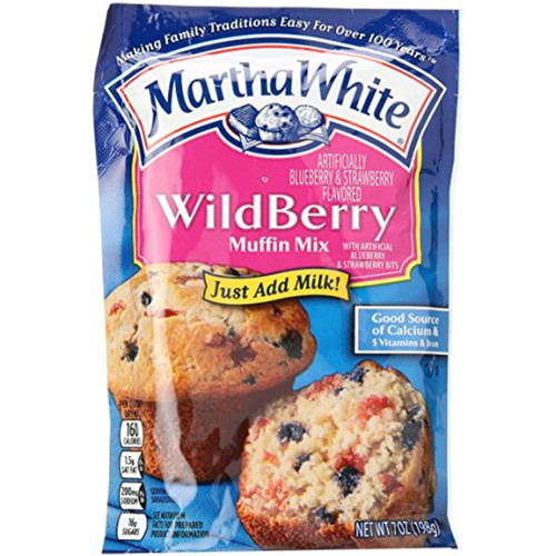 Martha White Wildberry Muffin Mix (pack Of 3) 7 Oz Bags