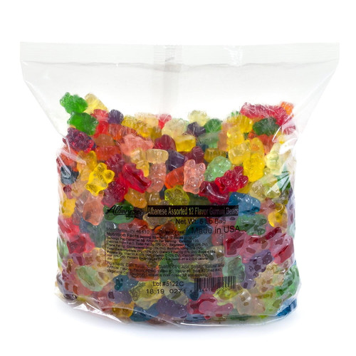 Albanese World's Best 12 Flavor Gummi Bears, 5lbs