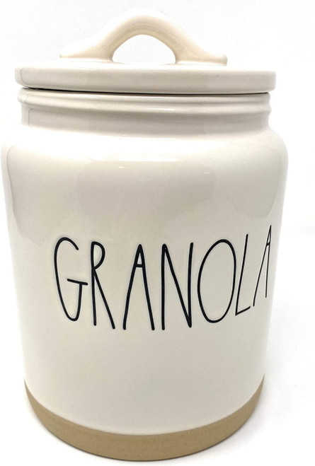 Rae Dunn Granola Canister Medium Ceramic