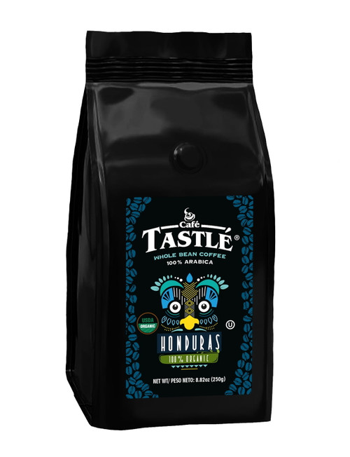 Cafe Tastle Honduras Organic Medium-dark Roast 100% Arabica Whole Bean Coffee, 8.82 Oz (pack Of 2)