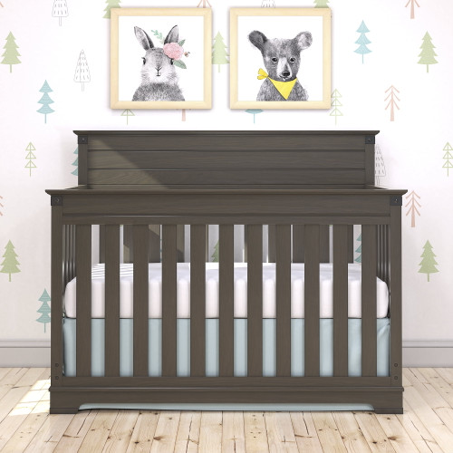Child Craft Redmond 4-in-1 Convertible Crib In Dapper Gray
