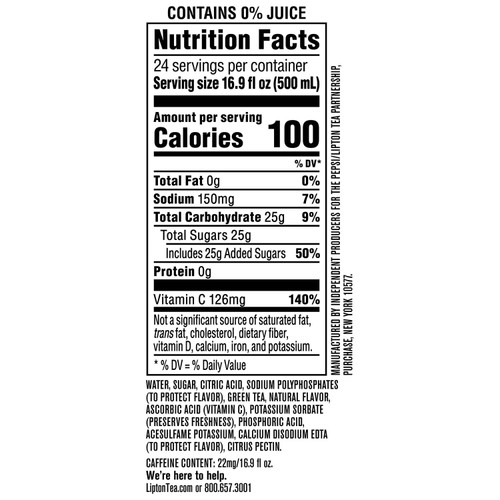 Lipton Peach Tea (16.9 Ounce, 24 Pack)