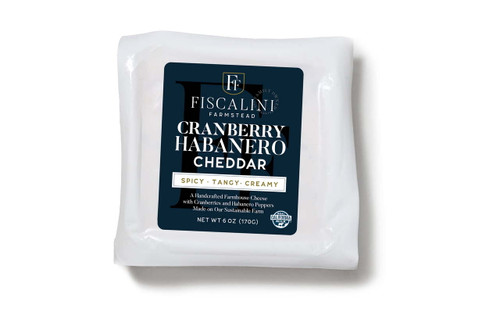 Fiscalini Cranberry Habanero Cheddar Cheese, 6 Oz