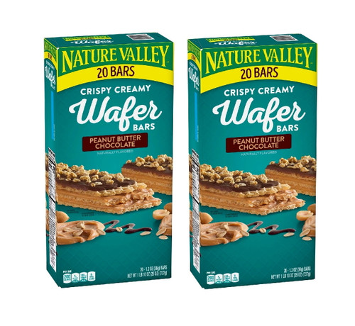 Nature Valley Peanut Butter Chocolate Wafer Bar (20 Ct.) 2pk