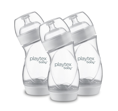 Playtex Baby Ventaire Complete Tummy Comfort Baby Bottles, 6 Oz, 3 Pack