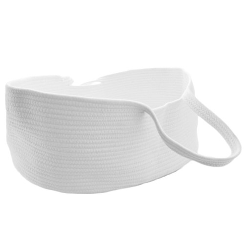 Yeuhtll Portable Baby Moses Basket Carrier Cotton Rope Woven Crib Newborn Sleeping Bed