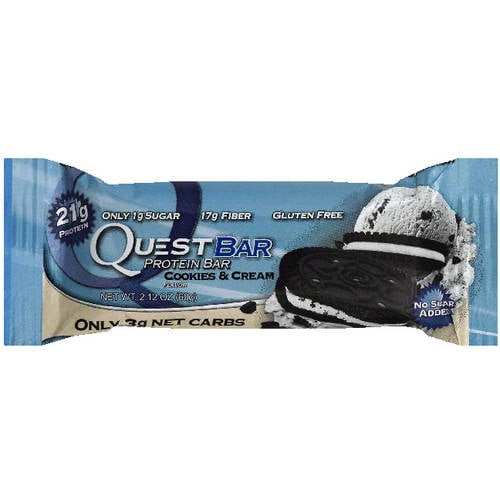 Quest Protein Bar, Cookies And Cream, 21g Protein, 12 Ct