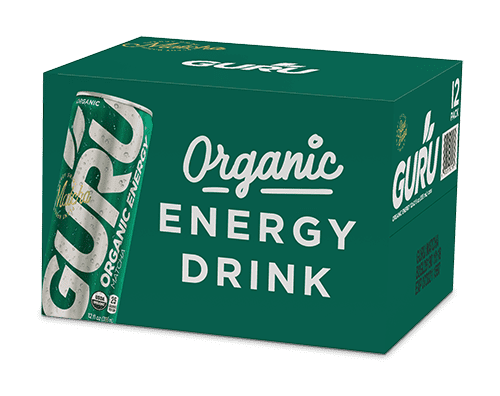 (12 Cans) Guru Matcha Energy Drink, 12 Fl Oz