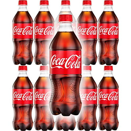 Coca-cola, Coke Classic, Original, 20oz Bottle (pack Of 10, Total Of 200 Oz)