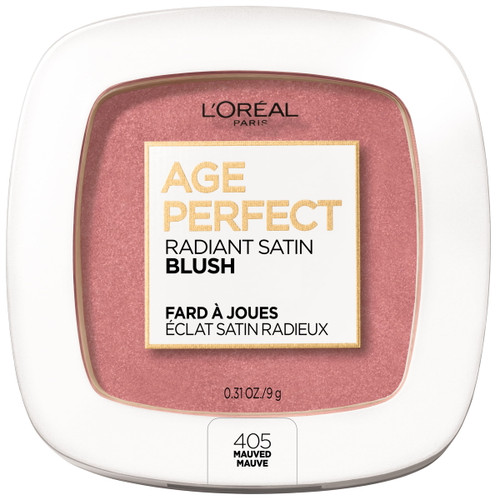 L'oreal Paris Age Perfect Radiant Satin Blush With Camellia Oil, Mauved, 0.31 Oz