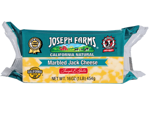 Joseph Farms California Natural Marbled Jack Cheese, 16 Oz
