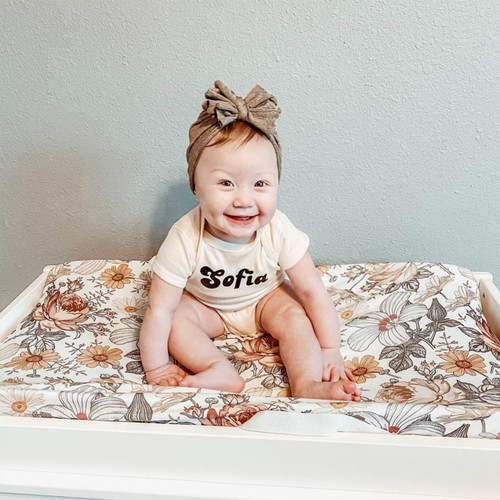 Windfall Stretch Fitted Bassinet Sheet Cradle Sheets For Bassinet Pad/mattress, Unisex Boys Girls,ultra Soft,cradle Sheets Flower Print Removable Blend Fabric Mattress Changing Pad Cover