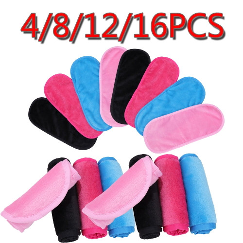 Makeup Remover Cloth - Natural And Reusable Facial Cleansing Towel, Ultra Soft, Hypoallergenic, Microfiber Washcloths Pack Of 8