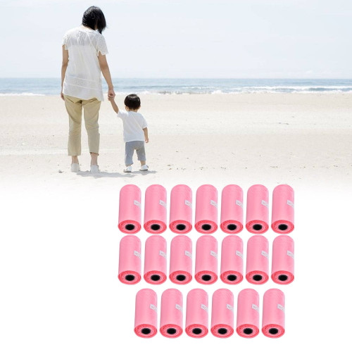 Fyydes 20 Rolls Disposable Garbage Clean-up Bag Waste Bag Baby Pick Up Bag Adult Diapers Baby Clean-up Bag For Wet Bathing Suits For Traveling