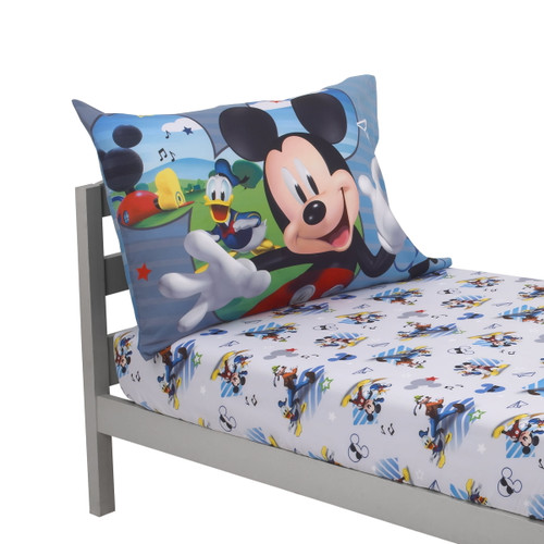 Disney Mickey Mouse 2 Piece Toddler Sheet Set