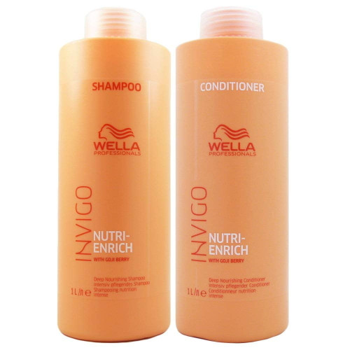 Wella Invigo Nutri Enrich Deep Nourishing Shampoo And Conditioner 33.8 Oz Duo
