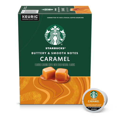 Starbucks Caramel Flavored Coffee, K-cup Coffee Pods, 100% Arabica, 44 Ct​