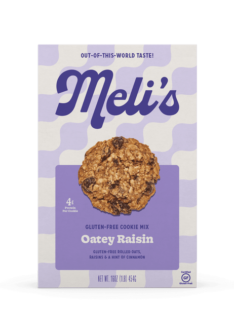 Meli's Monster Cookies, Oatey Raisin Flavor Cookie Mix, Gluten-free, 16 Oz