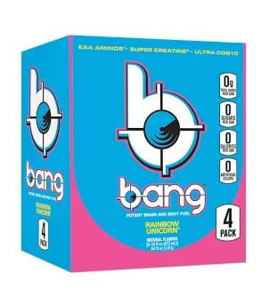 Bang Rainbow Unicorn 4pk