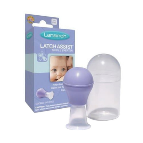 Lansinoh Latchassist Breastfeeding Nipple Everter Aide,19-24 Mm, Large Size - 1 Ea