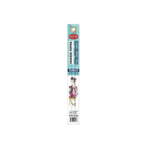 Field Trip Cracked Pepper Turkey Stick, 1 Ounce -- 144 Per Case.