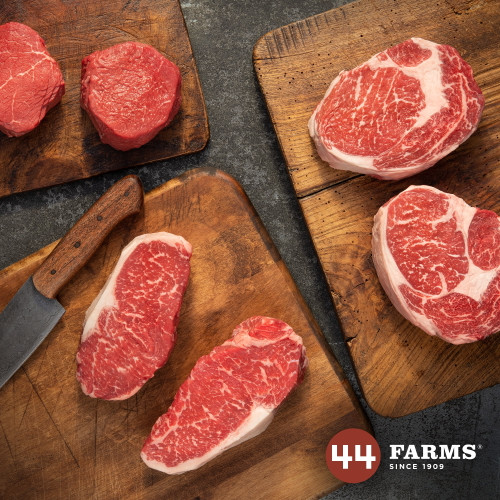 44 Farms Usda Choice Family Steak Pack, 6 Steaks