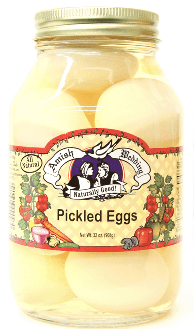 Amish Wedding Foods Pickled Eggs, 3-pack 32 Oz. Jars